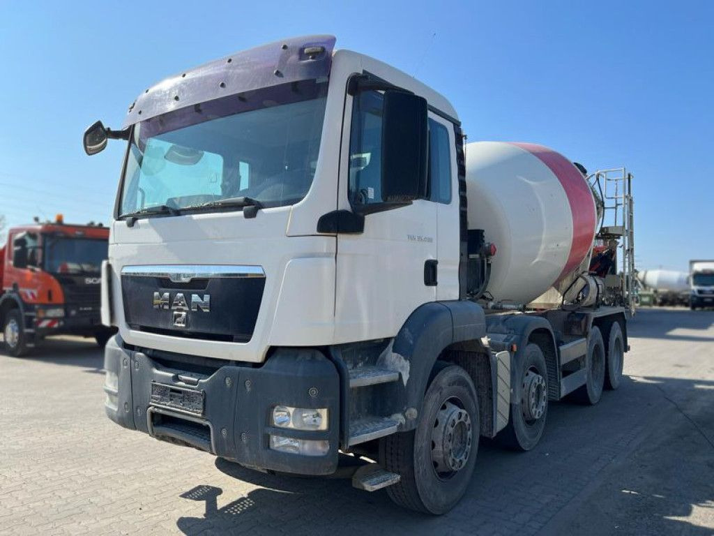MAN TG-S 35.400 8x4 BB Betonmischer 35To Chsassis, A - شاحنة خلاطة خرسانة: صور 1 MAN TG-S 35.400 8x4 BB Betonmischer 35To Chsassis, A - شاحنة خلاطة خرسانة: صور 1