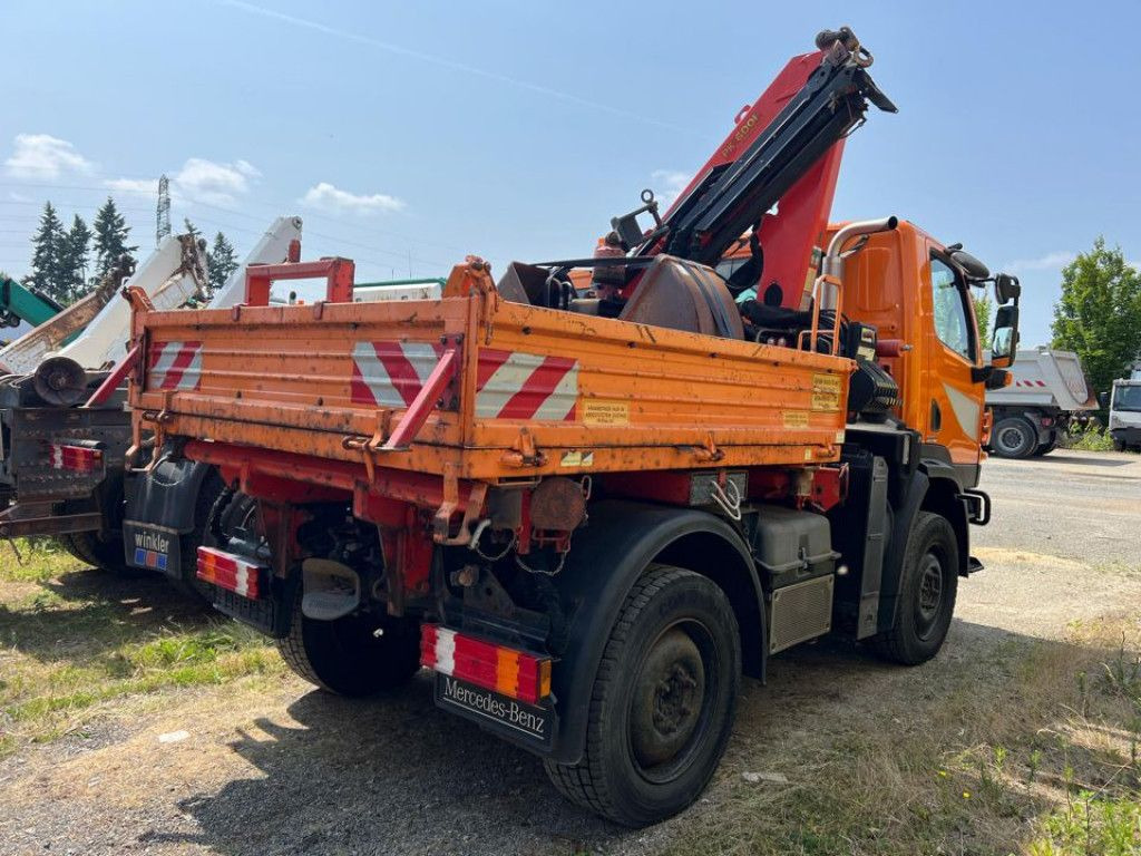 Mercedes-Benz Unimog U20 2-Achs Allradkipper Kran Palfinger Kr - قلابات, شاحنة كرين: صور 4 Mercedes-Benz Unimog U20 2-Achs Allradkipper Kran Palfinger Kr - قلابات, شاحنة كرين: صور 4