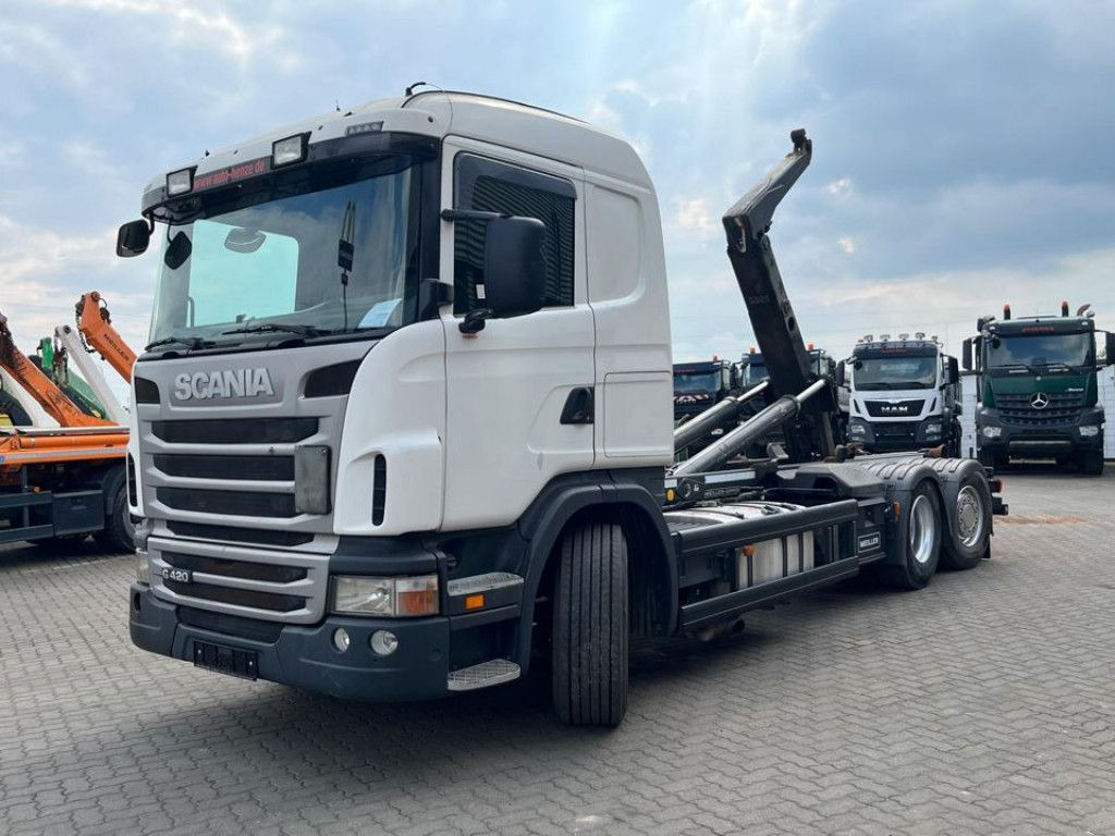 Scania G 420 LB6x2 Abrollkipper Meiller RK 20.70 Scania G 420 LB6x2 Abrollkipper Meiller RK 20.70 - شاحنة ذات الخطاف: صور 1 Scania G 420 LB6x2 Abrollkipper Meiller RK 20.70 Scania G 420 LB6x2 Abrollkipper Meiller RK 20.70 - شاحنة ذات الخطاف: صور 1