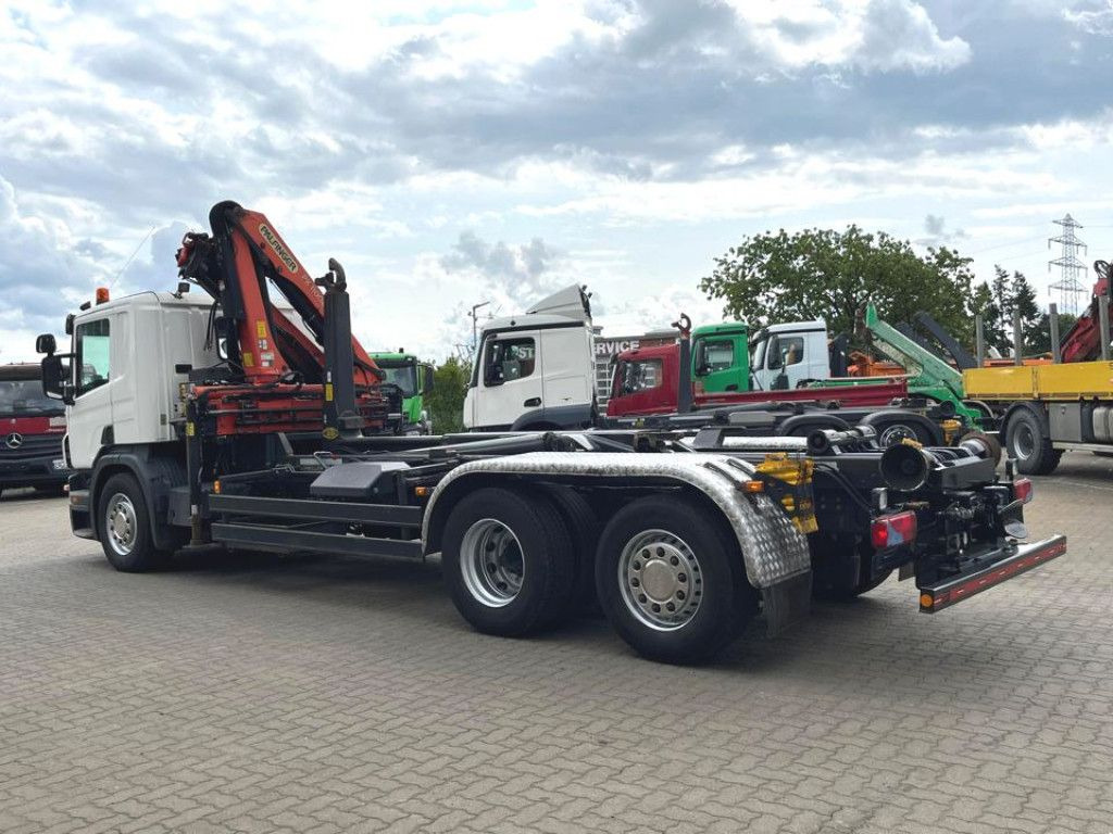 Scania P 360 6x2 Abrollkipper mit Kran Lift/Lenkachse Scania P 360 6x2 Abrollkipper mit Kran Lift/Lenkachse - شاحنة ذات الخطاف, شاحنة كرين: صور 4 Scania P 360 6x2 Abrollkipper mit Kran Lift/Lenkachse Scania P 360 6x2 Abrollkipper mit Kran Lift/Lenkachse - شاحنة ذات الخطاف, شاحنة كرين: صور 4