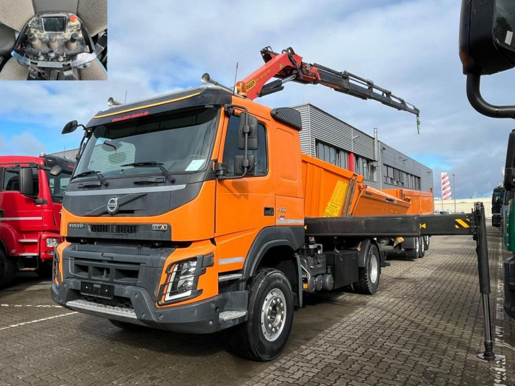 Volvo FMX 460 4x2 2-Achs Kipper Kran Funk+5fach hyd - قلابات, شاحنة كرين: صور 1 Volvo FMX 460 4x2 2-Achs Kipper Kran Funk+5fach hyd - قلابات, شاحنة كرين: صور 1