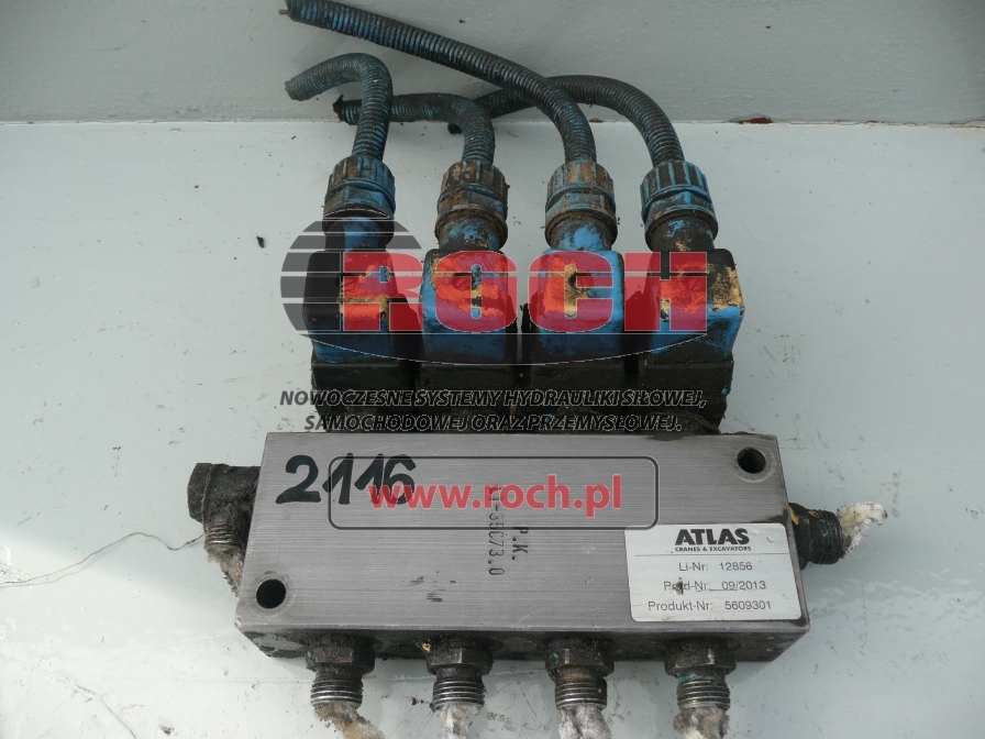 ATLAS 5609301 LI 12856 LT-35C73.0 - 4 SEKCYJNY + 5002253 24VDC 14W - صمام هيدروليكي - حفارة على عجلات: صور 1 ATLAS 5609301 LI 12856 LT-35C73.0 - 4 SEKCYJNY + 5002253 24VDC 14W - صمام هيدروليكي - حفارة على عجلات: صور 1