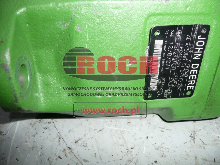 JOHN DEERE AL A10VNO41DFR1/52R-HRC40N00-S1005 - مضخة هيدروليكية - جرار: صور 2 JOHN DEERE AL A10VNO41DFR1/52R-HRC40N00-S1005 - مضخة هيدروليكية - جرار: صور 2