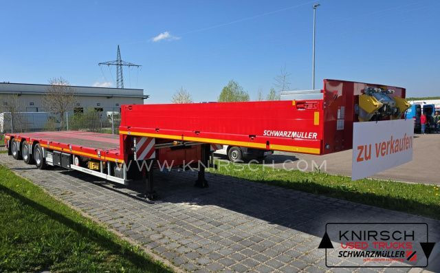Schwarzmüller Tieflader ausziehbar gelenkt - عربة مسطحة منخفضة نصف مقطورة: صور 1 Schwarzmüller Tieflader ausziehbar gelenkt - عربة مسطحة منخفضة نصف مقطورة: صور 1