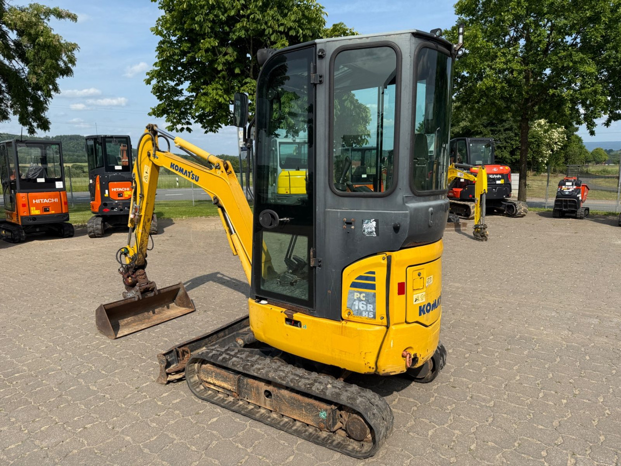 Komatsu PC 16R-3HS, Bj 17, 2210 BH, Tilt mit HS01, GL - حفارة مصغرة: صور 2 Komatsu PC 16R-3HS, Bj 17, 2210 BH, Tilt mit HS01, GL - حفارة مصغرة: صور 2