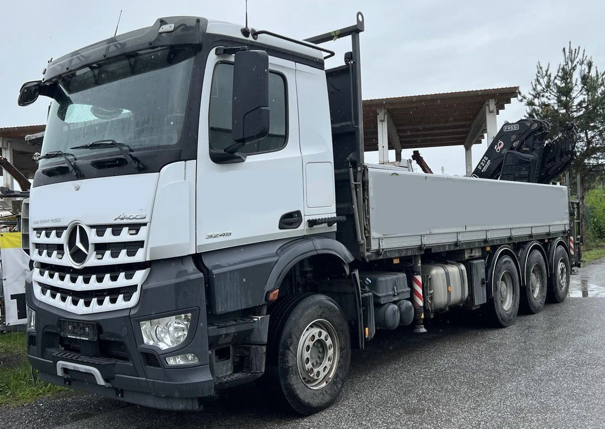 MERCEDES-BENZ Hiab Palfinger Fassi F275-5 JIB-3 - شاحنات مسطحة: صور 1 MERCEDES-BENZ Hiab Palfinger Fassi F275-5 JIB-3 - شاحنات مسطحة: صور 1