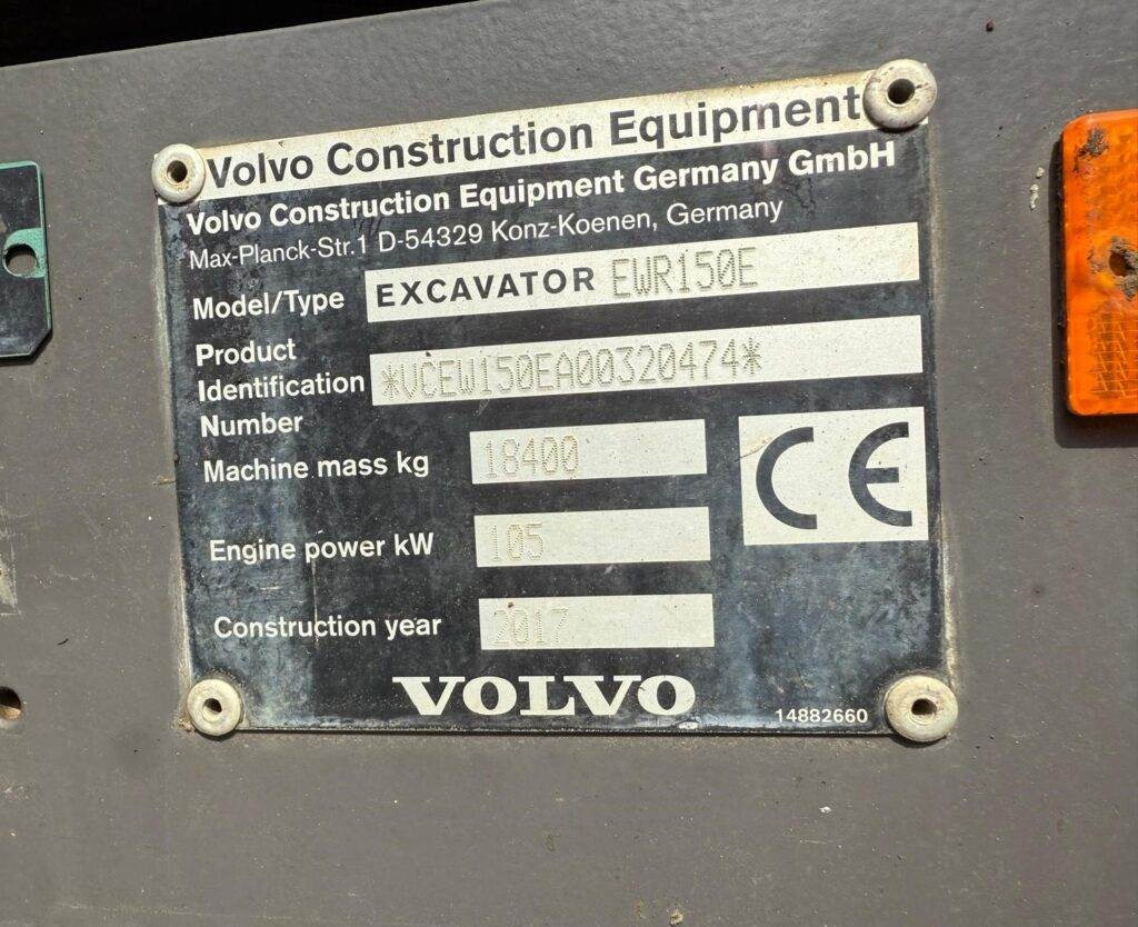 حفارة على عجلات Volvo EWR150E: صور 24