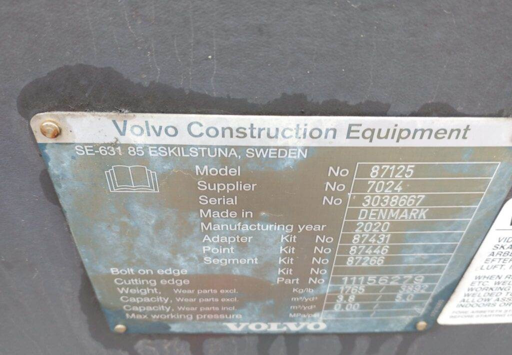 Volvo GP Schaufel 3,8/4,2m³ - بكت شيول - آلات البناء: صور 5 Volvo GP Schaufel 3,8/4,2m³ - بكت شيول - آلات البناء: صور 5