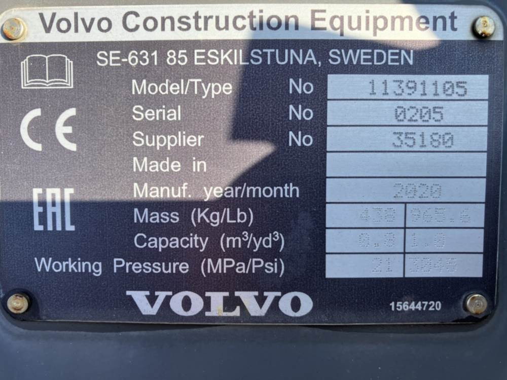Volvo Klappschaufel mit Messer -P Aufnahme - بكت: صور 5 Volvo Klappschaufel mit Messer -P Aufnahme - بكت: صور 5