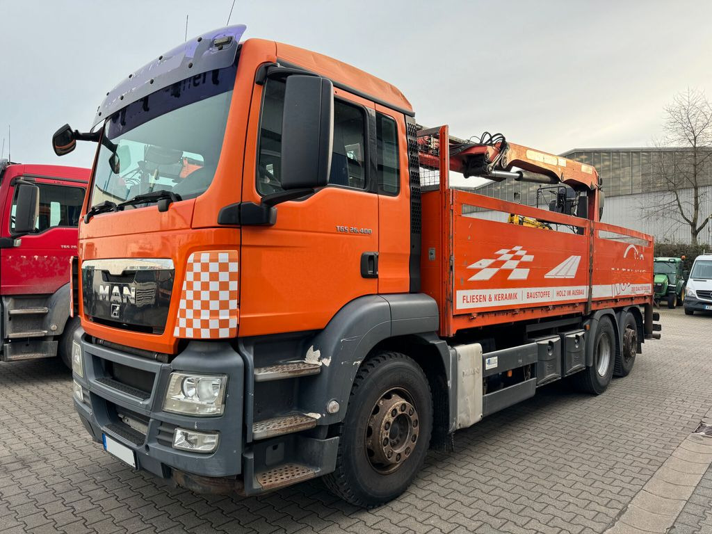 MAN TGS 26.400 6x2 Pritsche Kran Palfinger PK 18001L - شاحنات مسطحة, شاحنة كرين: صور 2 MAN TGS 26.400 6x2 Pritsche Kran Palfinger PK 18001L - شاحنات مسطحة, شاحنة كرين: صور 2