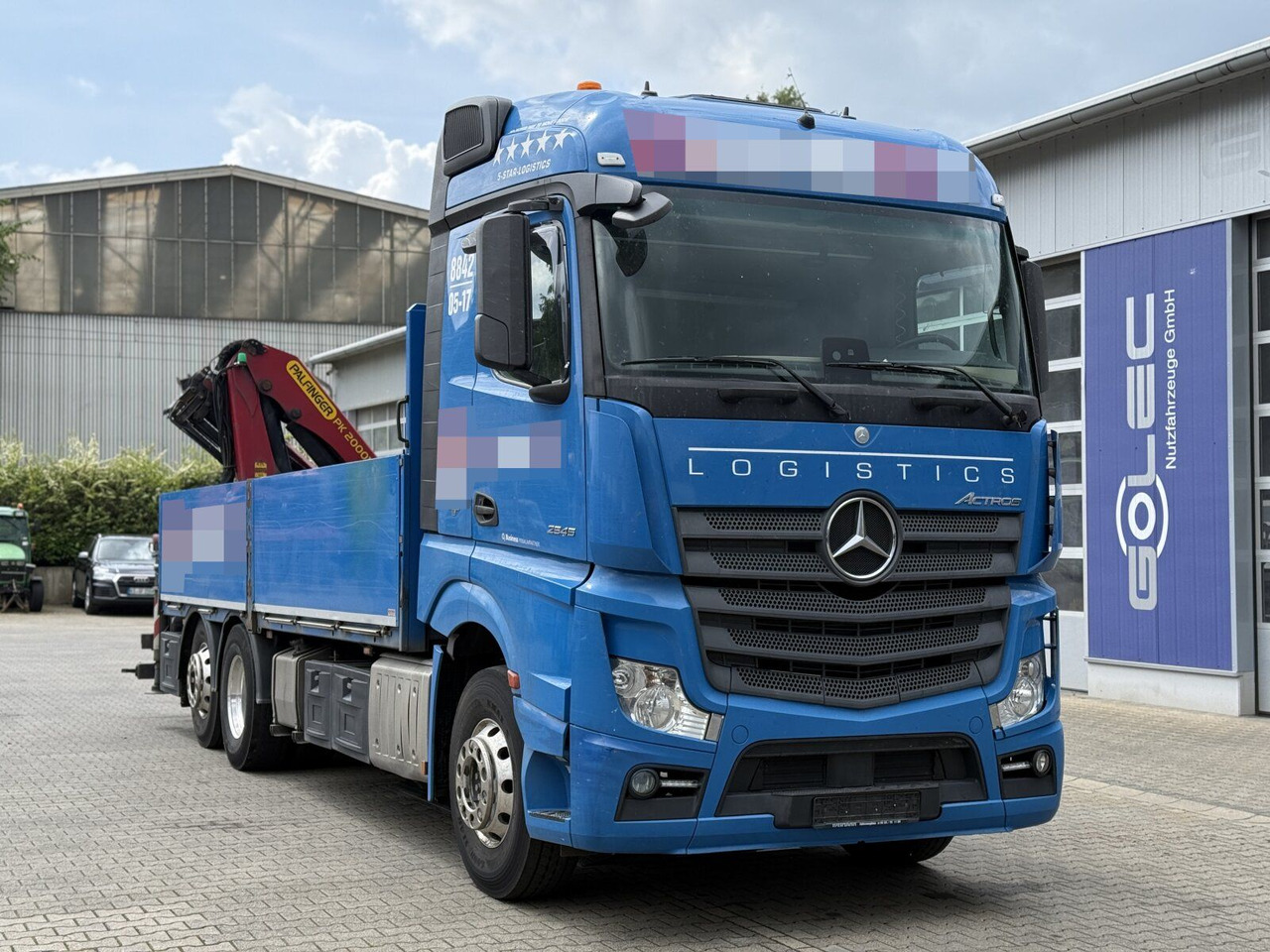 Mercedes-Benz ACTROS 2545 6x2 Pritsche Kran Palfinger PK20001K - شاحنة كرين: صور 1 Mercedes-Benz ACTROS 2545 6x2 Pritsche Kran Palfinger PK20001K - شاحنة كرين: صور 1