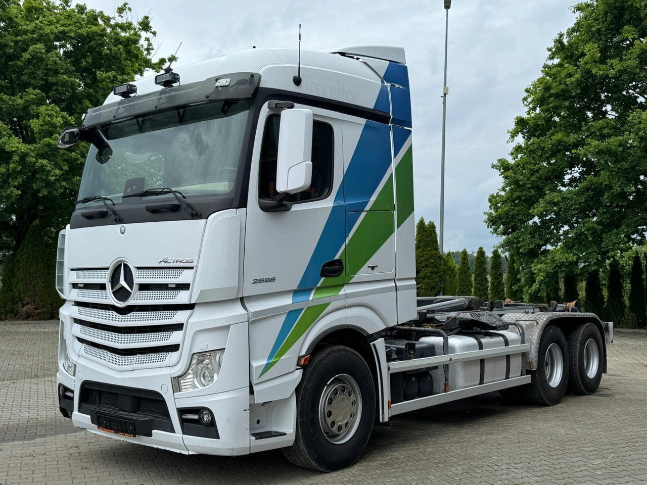 Mercedes-Benz ACTROS 2658 6x2 Abrollkipper MEILLER RK 26.67K - شاحنة ذات الخطاف: صور 2 Mercedes-Benz ACTROS 2658 6x2 Abrollkipper MEILLER RK 26.67K - شاحنة ذات الخطاف: صور 2