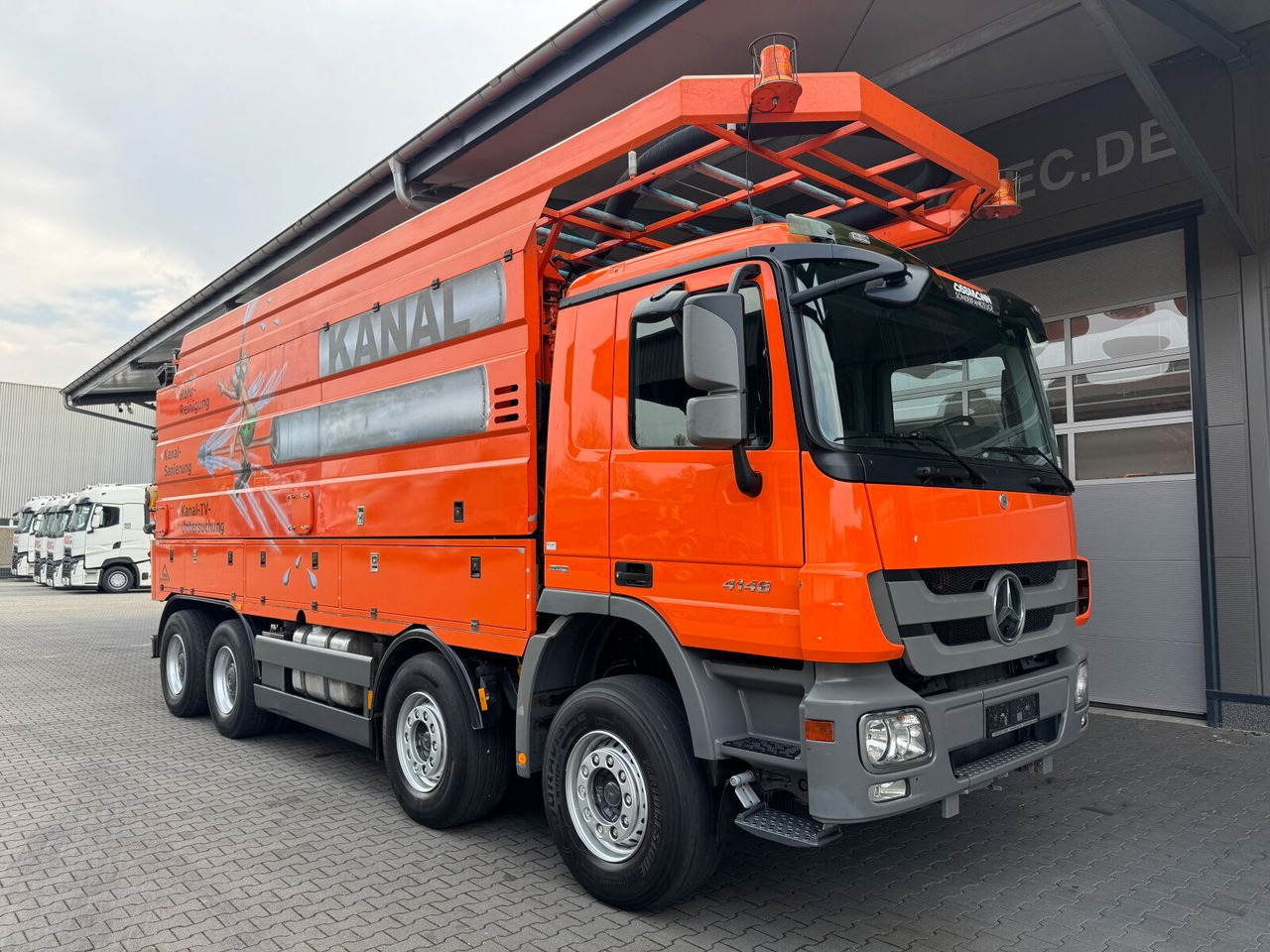 Mercedes-Benz ACTROS 4148 8x4 Kanalreiniger & Wasserrückgewinn - فراغ شاحنة: صور 1 Mercedes-Benz ACTROS 4148 8x4 Kanalreiniger & Wasserrückgewinn - فراغ شاحنة: صور 1
