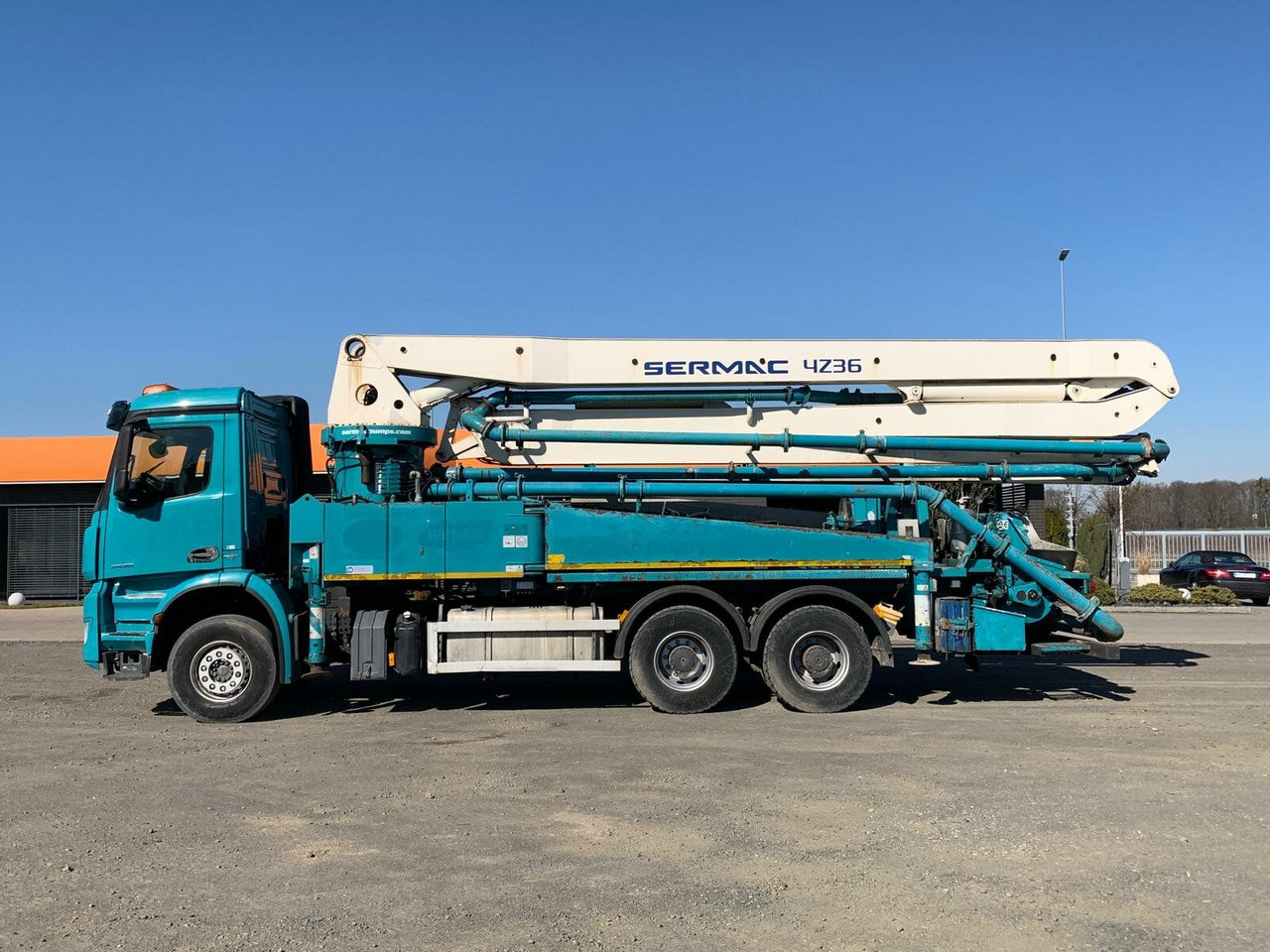 Mercedes-Benz AROCS 2636 6x4 Euro 6 Betonpumpe SERMAC 4Z36 - مضخة خرسانة: صور 4 Mercedes-Benz AROCS 2636 6x4 Euro 6 Betonpumpe SERMAC 4Z36 - مضخة خرسانة: صور 4