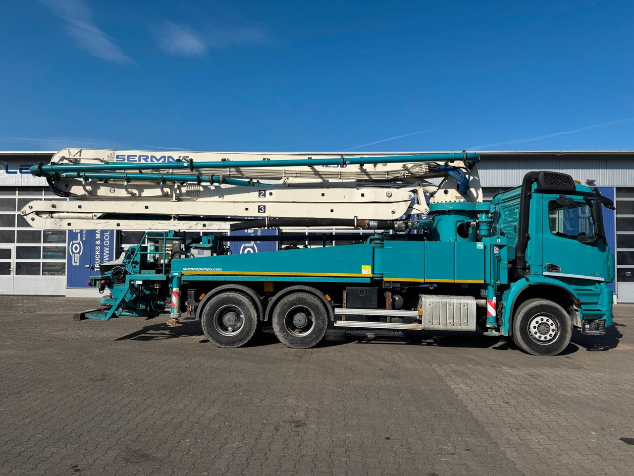 Mercedes-Benz AROCS 2836 6x4 Euro 6 Betonpumpe SERMAC 4Z38 - مضخة خرسانة: صور 3 Mercedes-Benz AROCS 2836 6x4 Euro 6 Betonpumpe SERMAC 4Z38 - مضخة خرسانة: صور 3