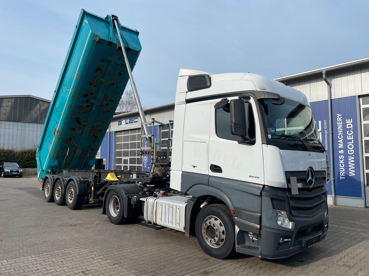 Mercedes-Benz Actros 1845 SZM 4x2 Retarder Kipphydraulik - شاحنة جرار: صور 2 Mercedes-Benz Actros 1845 SZM 4x2 Retarder Kipphydraulik - شاحنة جرار: صور 2