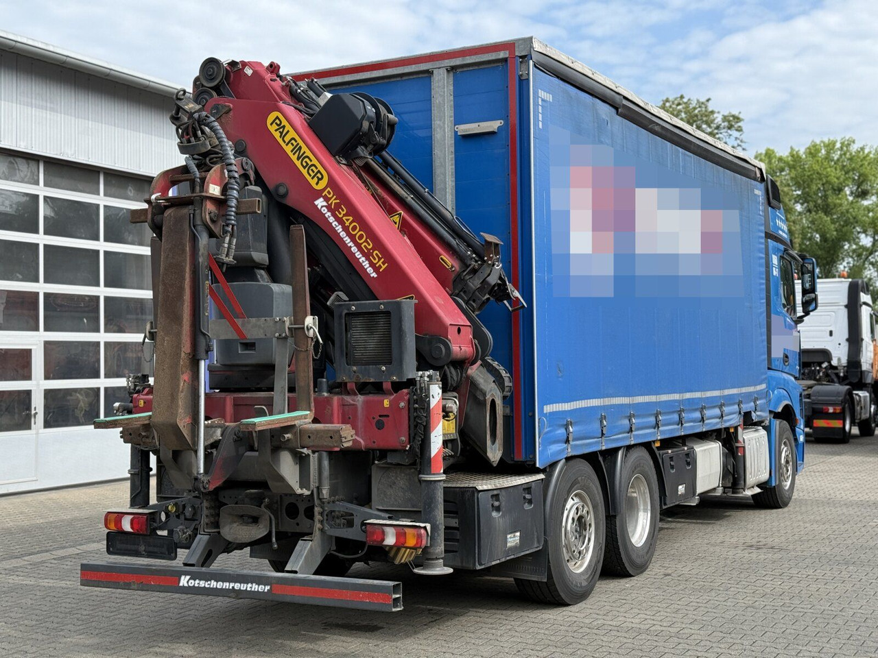 Mercedes-Benz Actros 6x2 Pritsche Kran Palfinger PK34002 + JIB - شاحنة ستارة, شاحنة كرين: صور 3 Mercedes-Benz Actros 6x2 Pritsche Kran Palfinger PK34002 + JIB - شاحنة ستارة, شاحنة كرين: صور 3