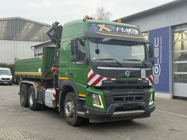 Volvo FMX 500 6x4 Kipper mit Kran Atlas 172.3E - A4 - قلابات, شاحنة كرين: صور 1 Volvo FMX 500 6x4 Kipper mit Kran Atlas 172.3E - A4 - قلابات, شاحنة كرين: صور 1