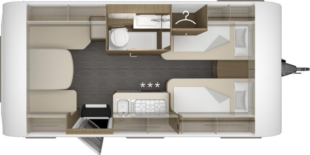 Tabbert Cazadora 460 E 2,3 Auflastung 1800 kg - كرفان سحب: صور 2 Tabbert Cazadora 460 E 2,3 Auflastung 1800 kg - كرفان سحب: صور 2