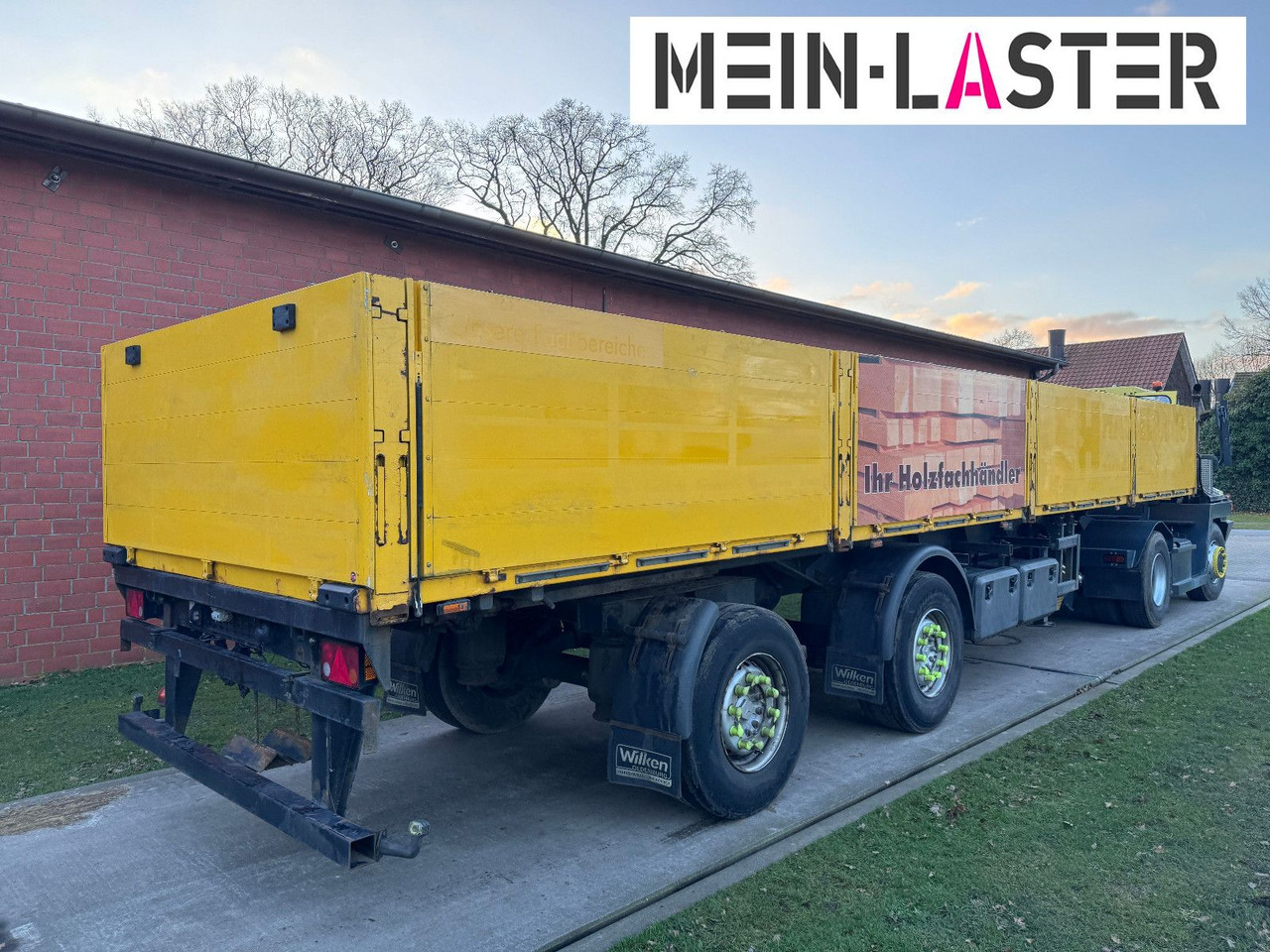 Ackermann Baustoffpritsche 11.5-13 m Lenkachse NL 19t - نصف مقطورة مسطحة: صور 5 Ackermann Baustoffpritsche 11.5-13 m Lenkachse NL 19t - نصف مقطورة مسطحة: صور 5
