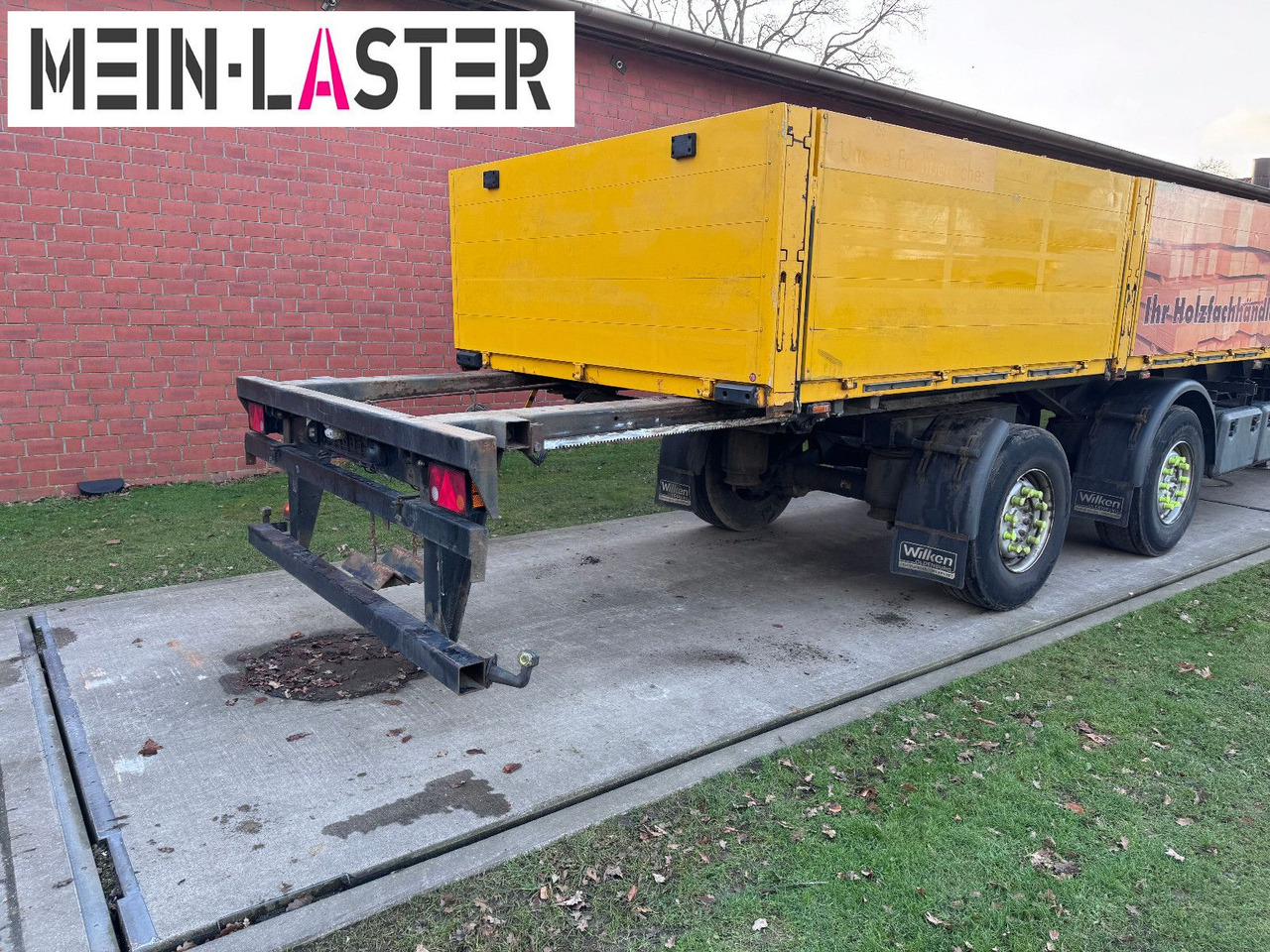 Ackermann Baustoffpritsche 11.5-13 m Lenkachse NL 19t - نصف مقطورة مسطحة: صور 2 Ackermann Baustoffpritsche 11.5-13 m Lenkachse NL 19t - نصف مقطورة مسطحة: صور 2