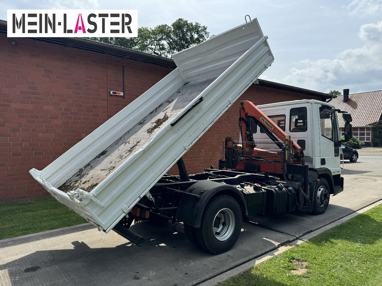 قلاب صغير Iveco ML75E16 3 S-Kipper Kran PK  9,4m-550 kg Greifer: صور 20