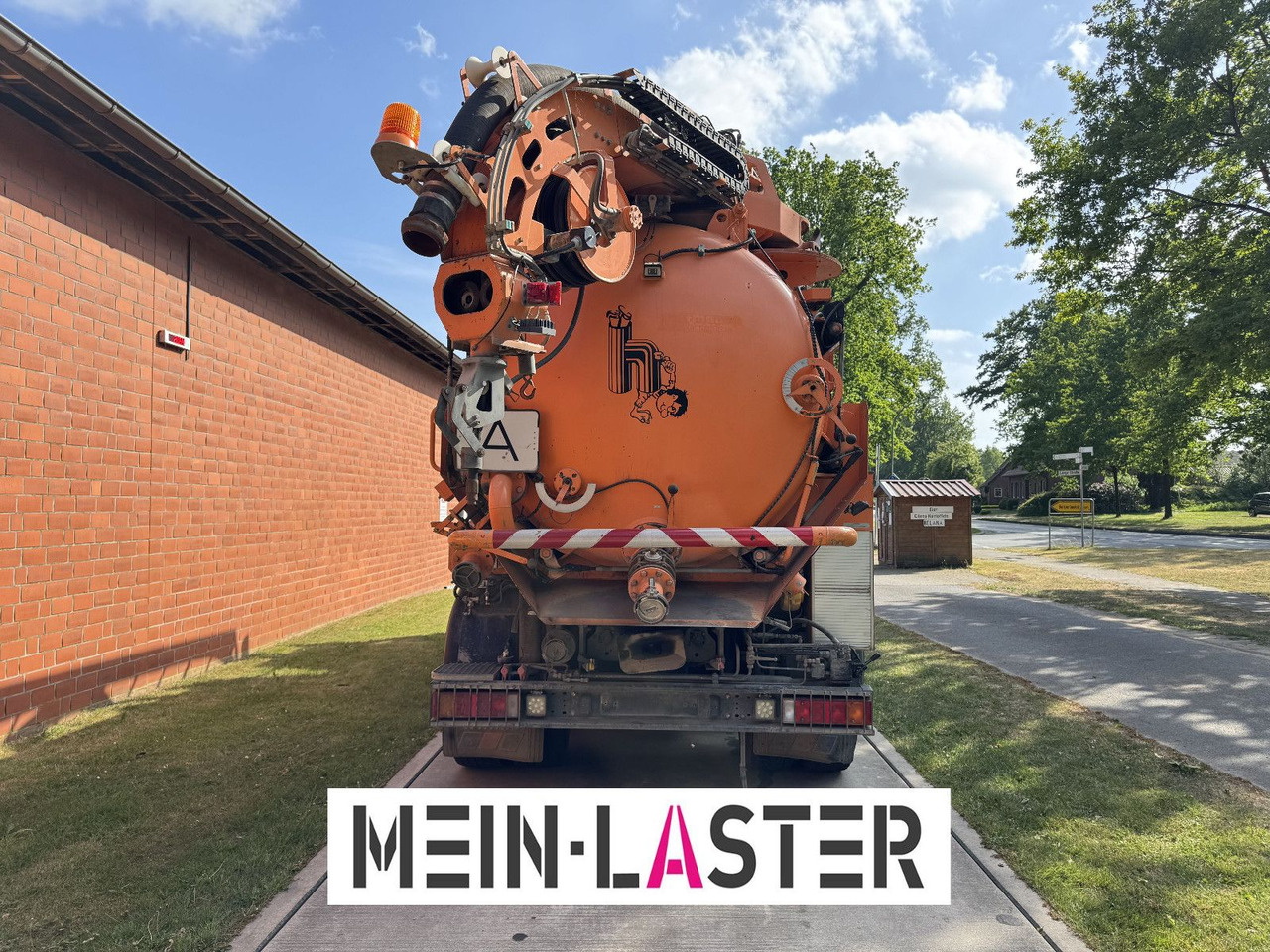 فراغ شاحنة MAN FE 410 Assmann Saug HD Spüler Recycling +  FB.: صور 12