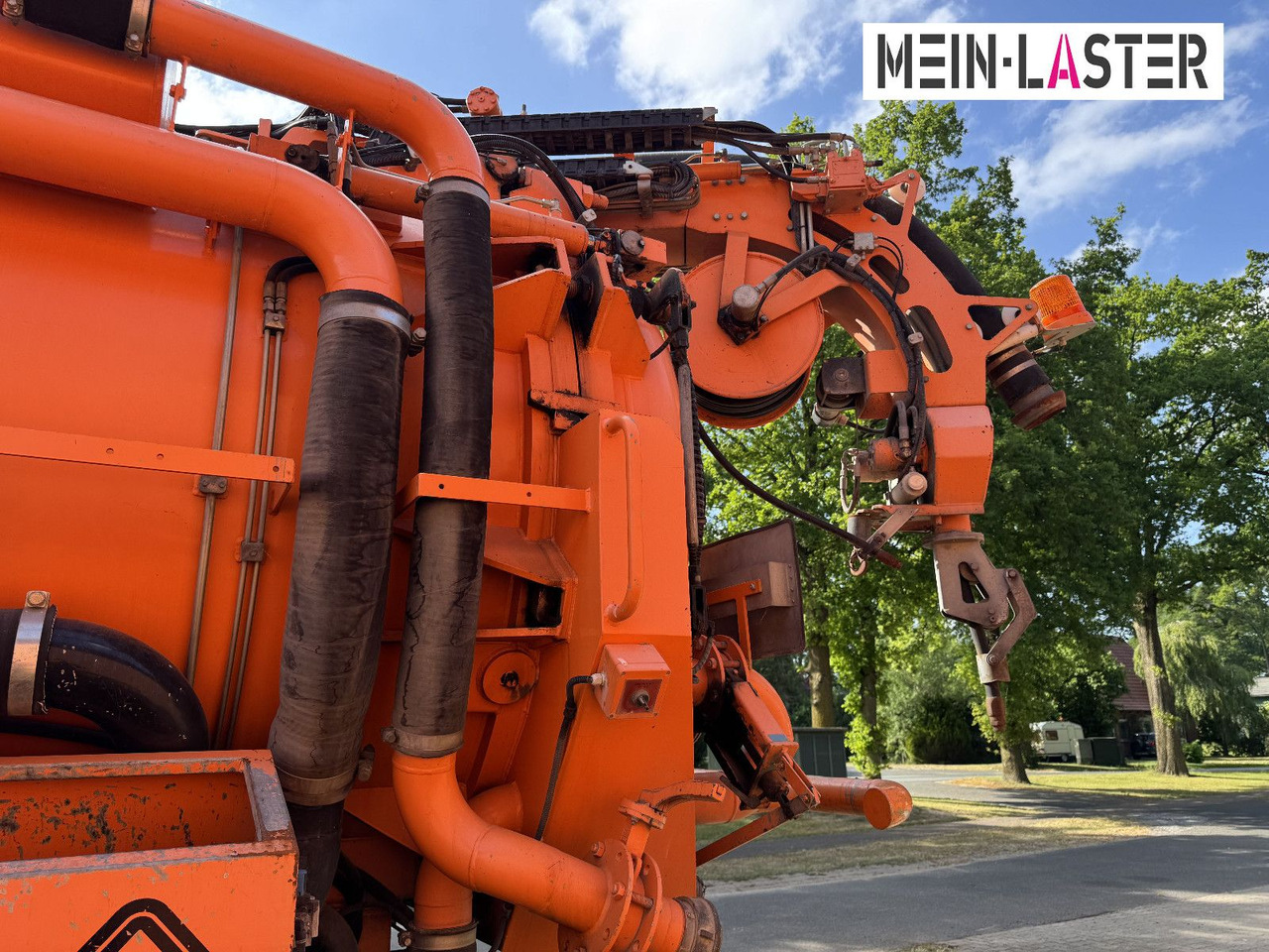 فراغ شاحنة MAN FE 410 Assmann Saug HD Spüler Recycling +  FB.: صور 19