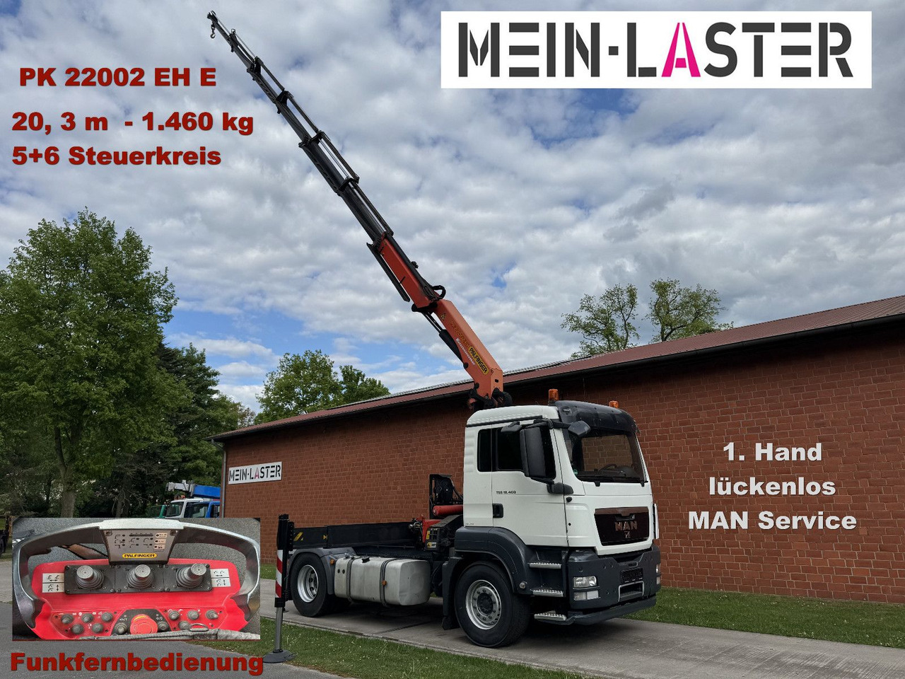 MAN TGS 18.400 PK 22002-E 20 m- 5.550kg + 5/6 Steuer - شاحنة كرين: صور 1 MAN TGS 18.400 PK 22002-E 20 m- 5.550kg + 5/6 Steuer - شاحنة كرين: صور 1