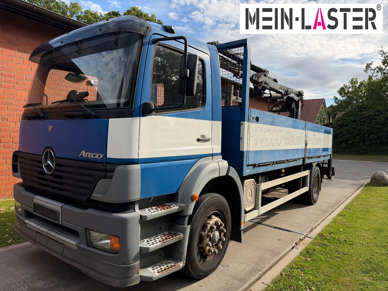 Mercedes-Benz 1823 Atego Atlas 105.2 1.Hand nur 226.000 km - شاحنات مسطحة, شاحنة كرين: صور 2 Mercedes-Benz 1823 Atego Atlas 105.2 1.Hand nur 226.000 km - شاحنات مسطحة, شاحنة كرين: صور 2