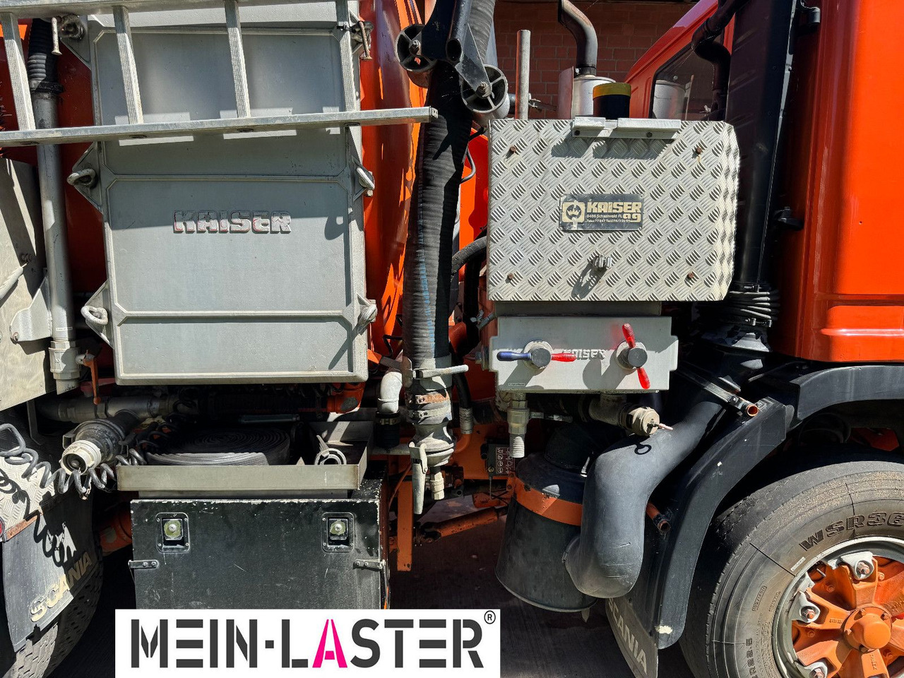 فراغ شاحنة Scania 112 6x4 Saug Spül Kombi Kaiser Top Zustand 6x4: صور 9