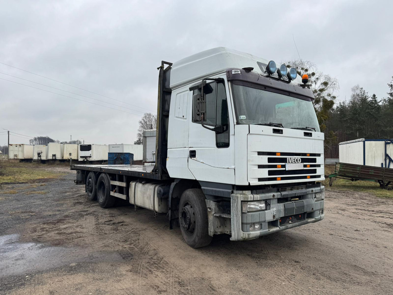 IVECO Eurostar 380 - شاحنات مسطحة: صور 1 IVECO Eurostar 380 - شاحنات مسطحة: صور 1