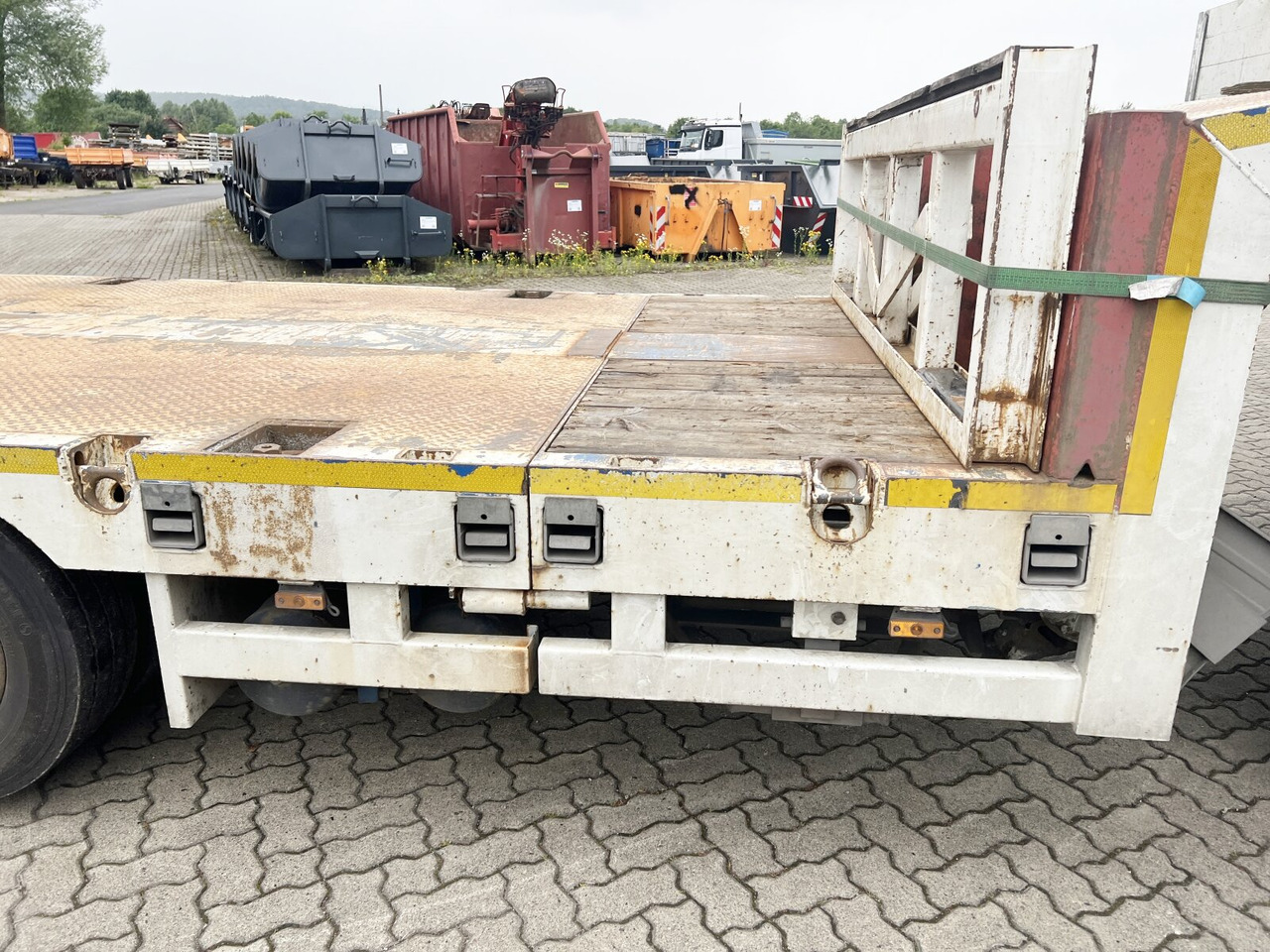 عربة مسطحة منخفضة نصف مقطورة لنقل المعدات الثقيلة ES-GE 5.SOU-25-50.3N 5.SOU-25-50.3N, Teleskopierbar: صور 11