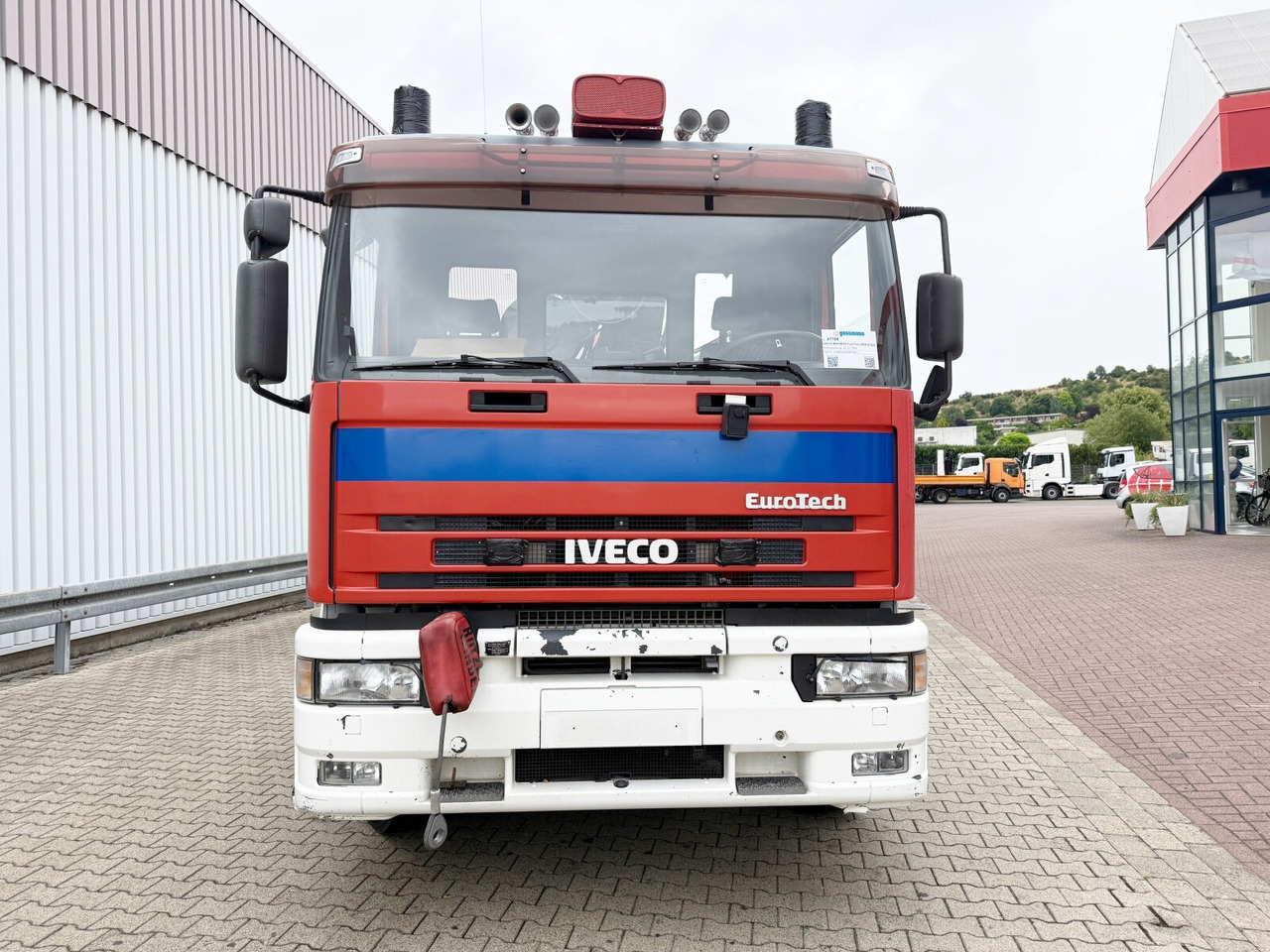 شاحنة ذات الخطاف, شاحنة كرين EuroTech 240E38 6x2-4 EuroTech 240E38 6x2-4, Lift-/Lenkachse, Seilwinde, Kran Hiab 100: صور 14