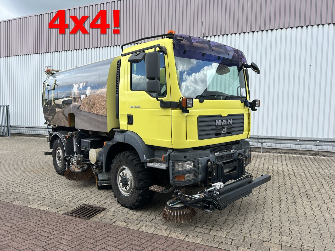 MAN TGM 13.280 4X4 BL TGM 13.280 4X4 BL, Kehhrmaschine Nothelfer Kobit K6 - شاحنة: صور 1 MAN TGM 13.280 4X4 BL TGM 13.280 4X4 BL, Kehhrmaschine Nothelfer Kobit K6 - شاحنة: صور 1