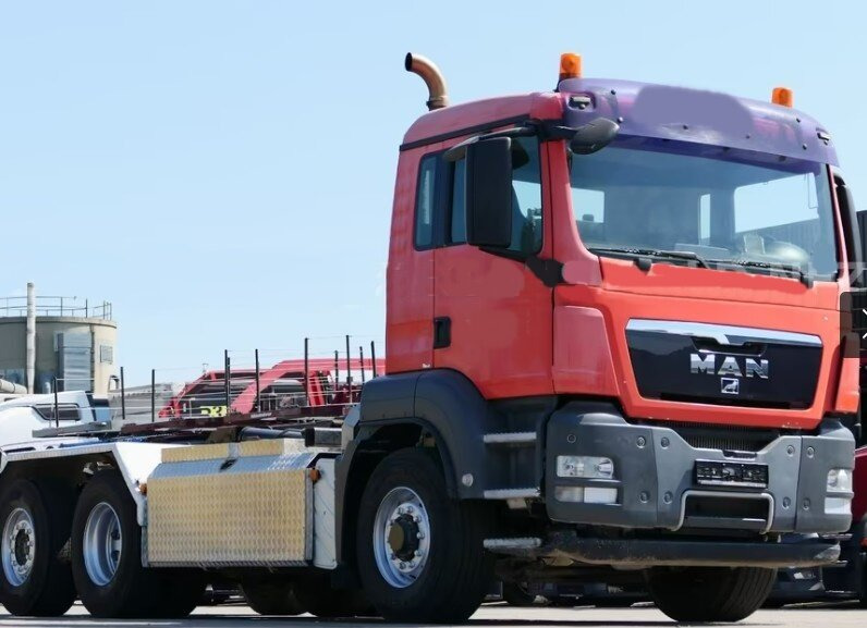 MAN TGS 26.480 6x4H-4 BL TGS 26.480 6x4H-4 BL, Multilift Abroller HydroDrive, Lenk-/Liftachse, Wechselfahrzeug - شاحنة ذات الخطاف: صور 1 MAN TGS 26.480 6x4H-4 BL TGS 26.480 6x4H-4 BL, Multilift Abroller HydroDrive, Lenk-/Liftachse, Wechselfahrzeug - شاحنة ذات الخطاف: صور 1