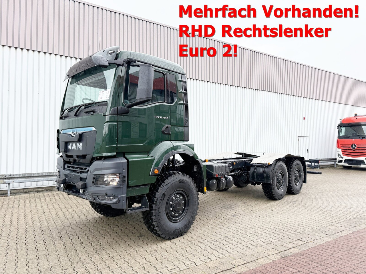 MAN TGS 33.440 6x6 BB CH RHD TGS 33.440 6x6 BB CH RHD, Euro2, Rechtslenker, Einzelbereifung - الشاسيه شاحنة: صور 1 MAN TGS 33.440 6x6 BB CH RHD TGS 33.440 6x6 BB CH RHD, Euro2, Rechtslenker, Einzelbereifung - الشاسيه شاحنة: صور 1