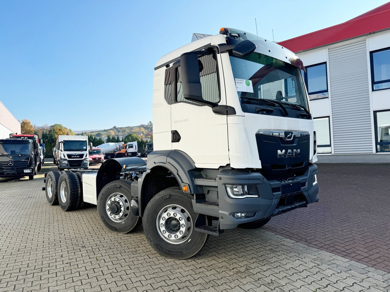 جديد الشاسيه شاحنة MAN TGS 35.480 8x6H BL CH TGS 35.480 8x6H BL CH, HydroDrive, Navi, Nebenantrieb: صور 7