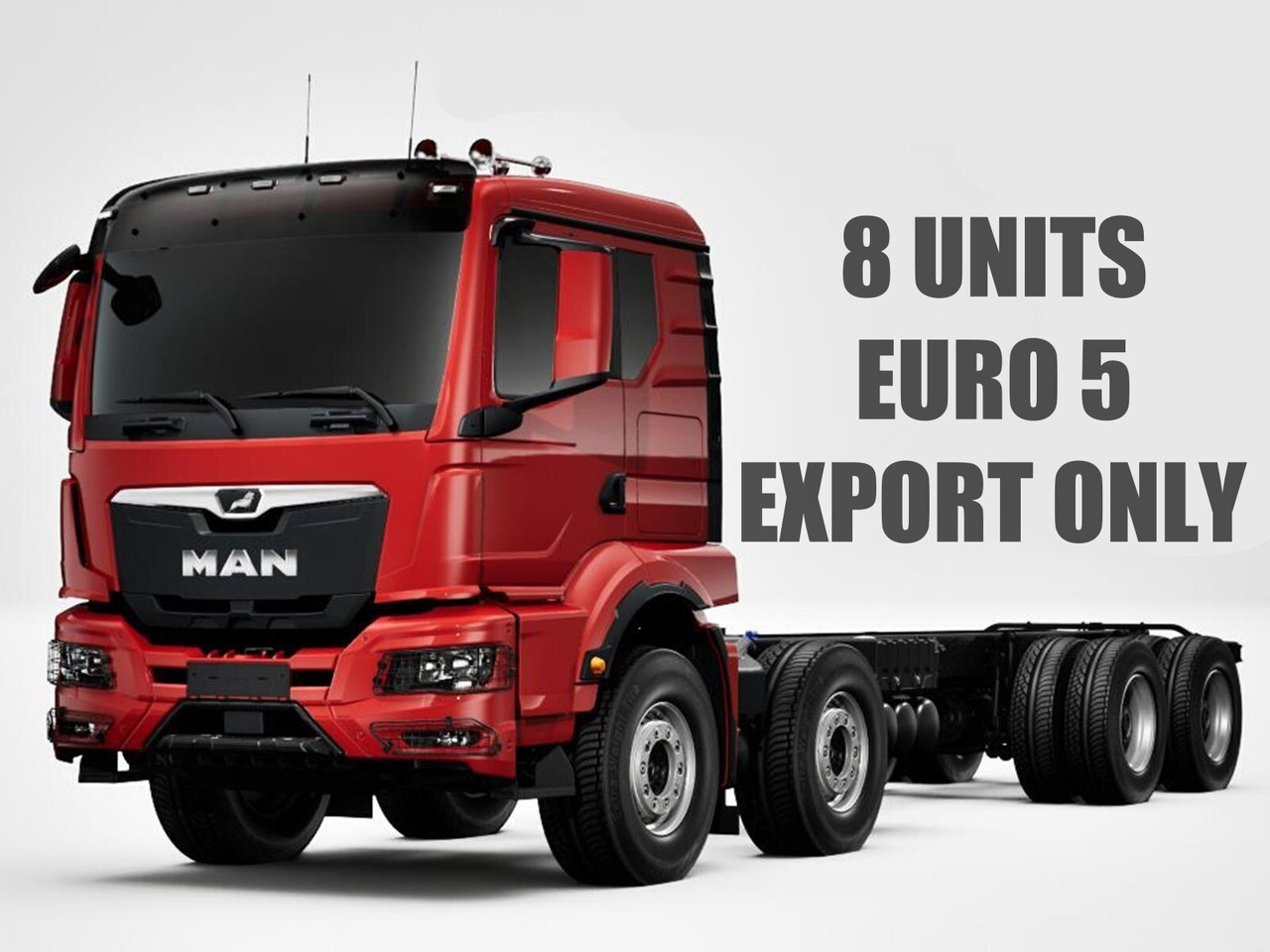 MAN TGS 41.480 8x4 BB CH TGS 41.480 8x4 BB CH, MEHRFACH VORHANDEN! - الشاسيه شاحنة: صور 1 MAN TGS 41.480 8x4 BB CH TGS 41.480 8x4 BB CH, MEHRFACH VORHANDEN! - الشاسيه شاحنة: صور 1