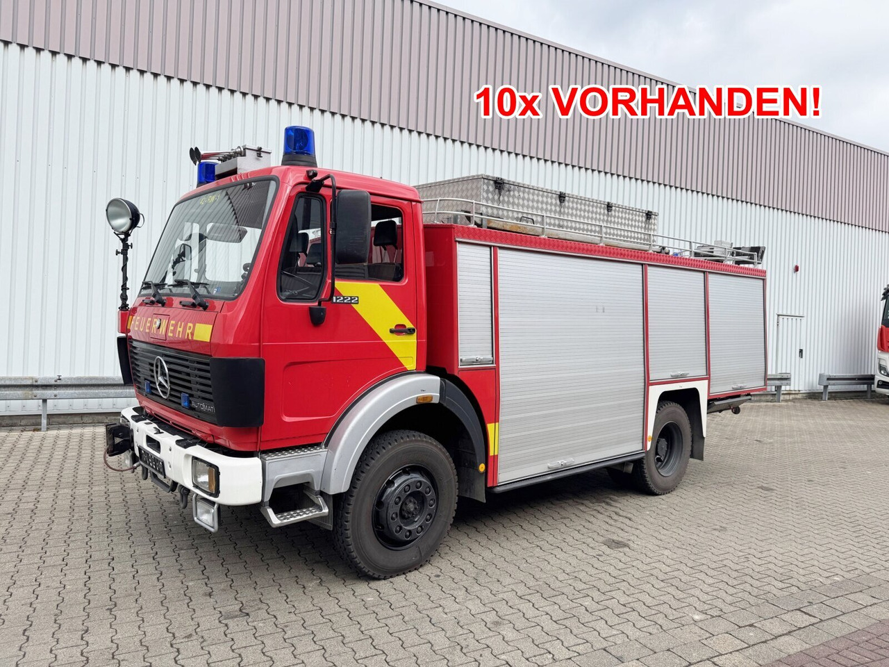Mercedes-Benz 1222 AF 4x4 Rüstwagen RW 2 1222 AF 4x4, Rüstwagen RW 2, Seilwinde - سيارة إسعاف: صور 1 Mercedes-Benz 1222 AF 4x4 Rüstwagen RW 2 1222 AF 4x4, Rüstwagen RW 2, Seilwinde - سيارة إسعاف: صور 1