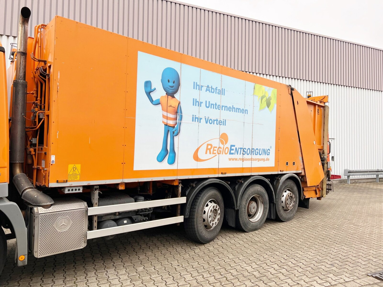 شاحنة القمامة لنقل القمامة Mercedes-Benz Actros 3241 L 8x2/6 Actros 3241 L 8x2/6, 2x Lenkachse, Zöller Medium XL, Zöller-Schüttung: صور 14