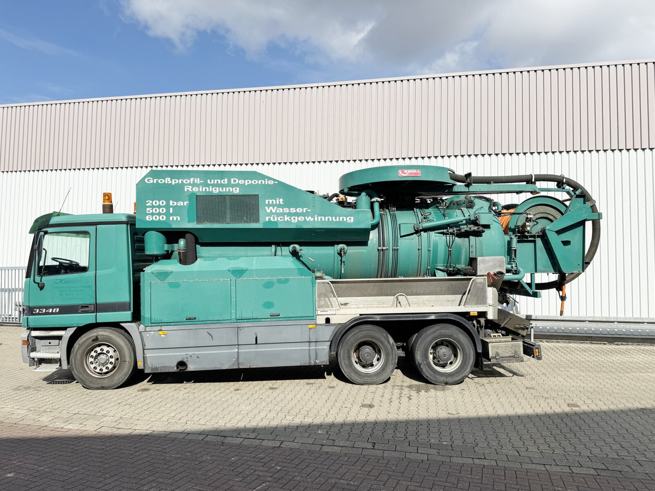 Mercedes-Benz Actros 3348 6x4 Actros 3348 6x4, V8, Kroll Saug-/Spülwagen ca. 14m³, Wasserrückgewinnung, Funk - شاحنة: صور 5 Mercedes-Benz Actros 3348 6x4 Actros 3348 6x4, V8, Kroll Saug-/Spülwagen ca. 14m³, Wasserrückgewinnung, Funk - شاحنة: صور 5