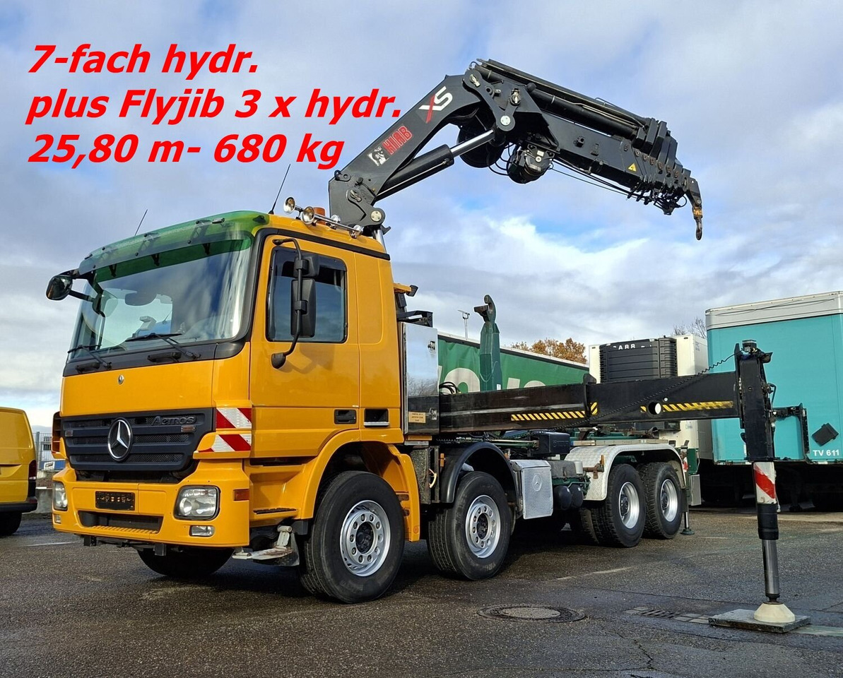 Mercedes-Benz Actros 4146 K 8x4/4 Actros 4146 K 8x4/4, Retarder, Kran Hiab XS 477 E-7 HiPro, Bj. 2010, Flyjib, Seilwinde, Funk - شاحنة ذات الخطاف, شاحنة كرين: صور 1 Mercedes-Benz Actros 4146 K 8x4/4 Actros 4146 K 8x4/4, Retarder, Kran Hiab XS 477 E-7 HiPro, Bj. 2010, Flyjib, Seilwinde, Funk - شاحنة ذات الخطاف, شاحنة كرين: صور 1