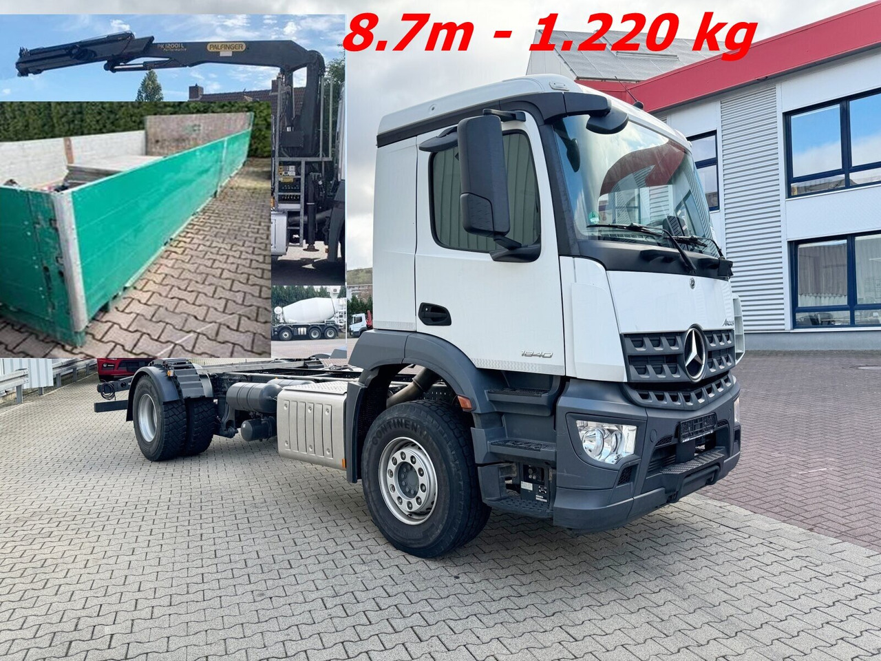 Mercedes-Benz Arocs 1840 L 4x2 Arocs 1840 L 4x2, Kran Palfinger PK12001L, Hochstand - شاحنة كرين: صور 1 Mercedes-Benz Arocs 1840 L 4x2 Arocs 1840 L 4x2, Kran Palfinger PK12001L, Hochstand - شاحنة كرين: صور 1