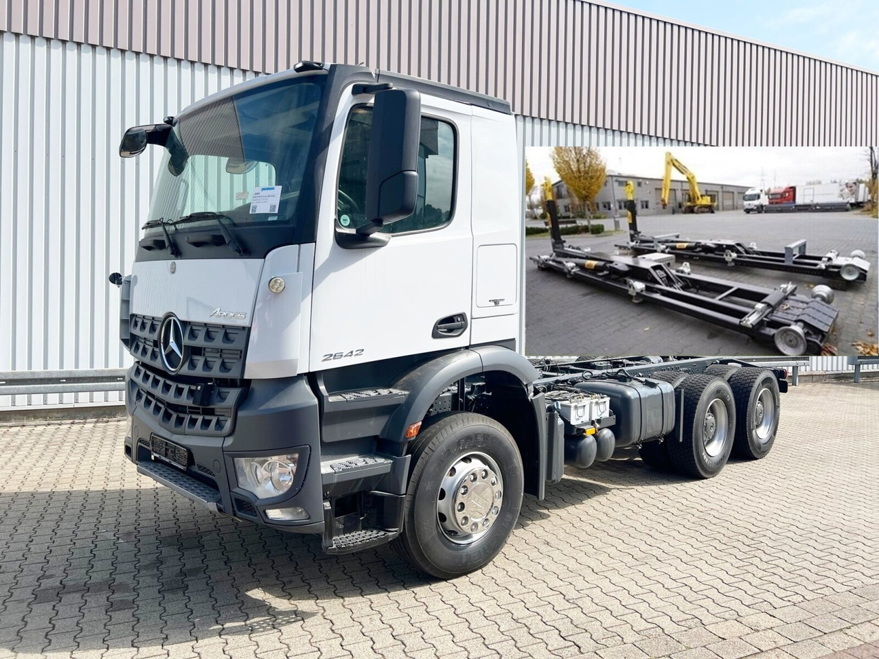 Mercedes-Benz Arocs 2642 K 6x4 Arocs 2642 K 6x4/33 , Retarder, Motorabtrieb - شاحنة ذات الخطاف: صور 1 Mercedes-Benz Arocs 2642 K 6x4 Arocs 2642 K 6x4/33 , Retarder, Motorabtrieb - شاحنة ذات الخطاف: صور 1