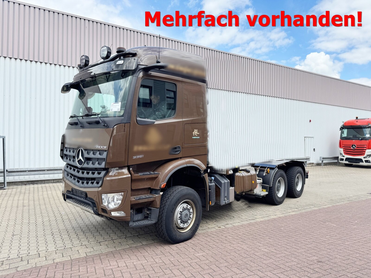 Mercedes-Benz Arocs 3351 LS 6x6 Arocs 3351 LS 6x6, Grounder, MirrorCam, Navi - الشاسيه شاحنة: صور 1 Mercedes-Benz Arocs 3351 LS 6x6 Arocs 3351 LS 6x6, Grounder, MirrorCam, Navi - الشاسيه شاحنة: صور 1