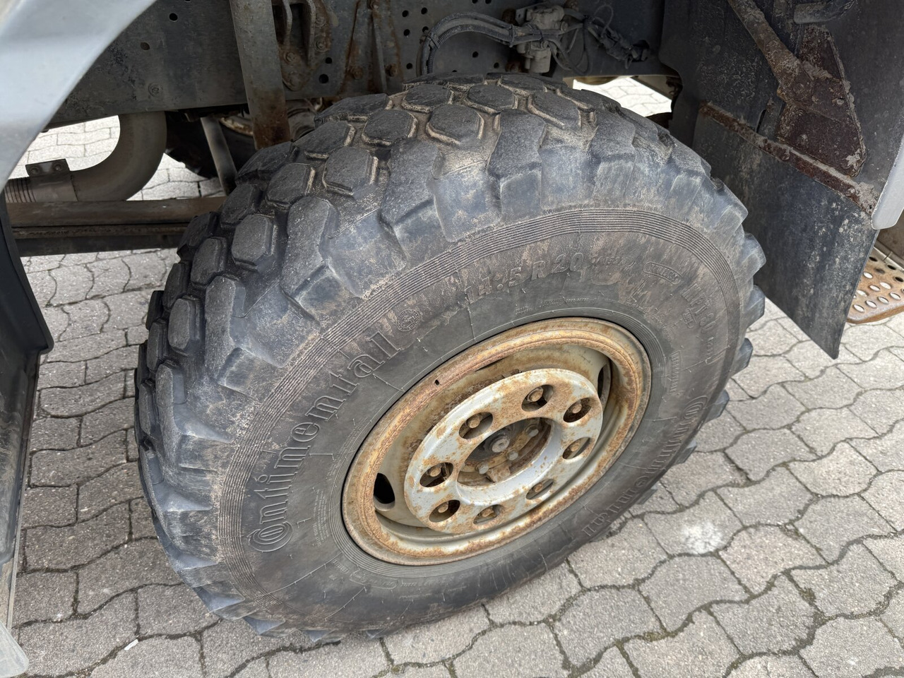 الشاسيه شاحنة, شاحنة كرين Mercedes-Benz Atego 1023 A 4x4 mit Unfallschaden! Atego 1023 A 4x4, Einzelbereifung, Heckkran Palfinger PK4501-B, Funk, UNFALLSCHADEN!: صور 6
