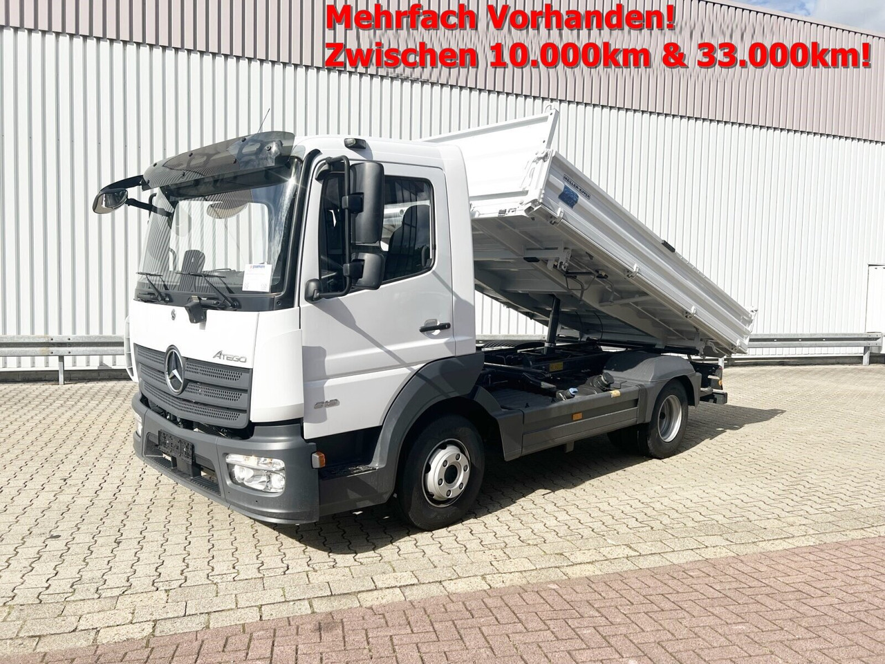 Mercedes-Benz Atego 818/23 K 4x2 Atego 818/23 K 4x2, 2x AHK, Meiller-Kipper, mehrfach Vorhanden! - قلابات: صور 1 Mercedes-Benz Atego 818/23 K 4x2 Atego 818/23 K 4x2, 2x AHK, Meiller-Kipper, mehrfach Vorhanden! - قلابات: صور 1