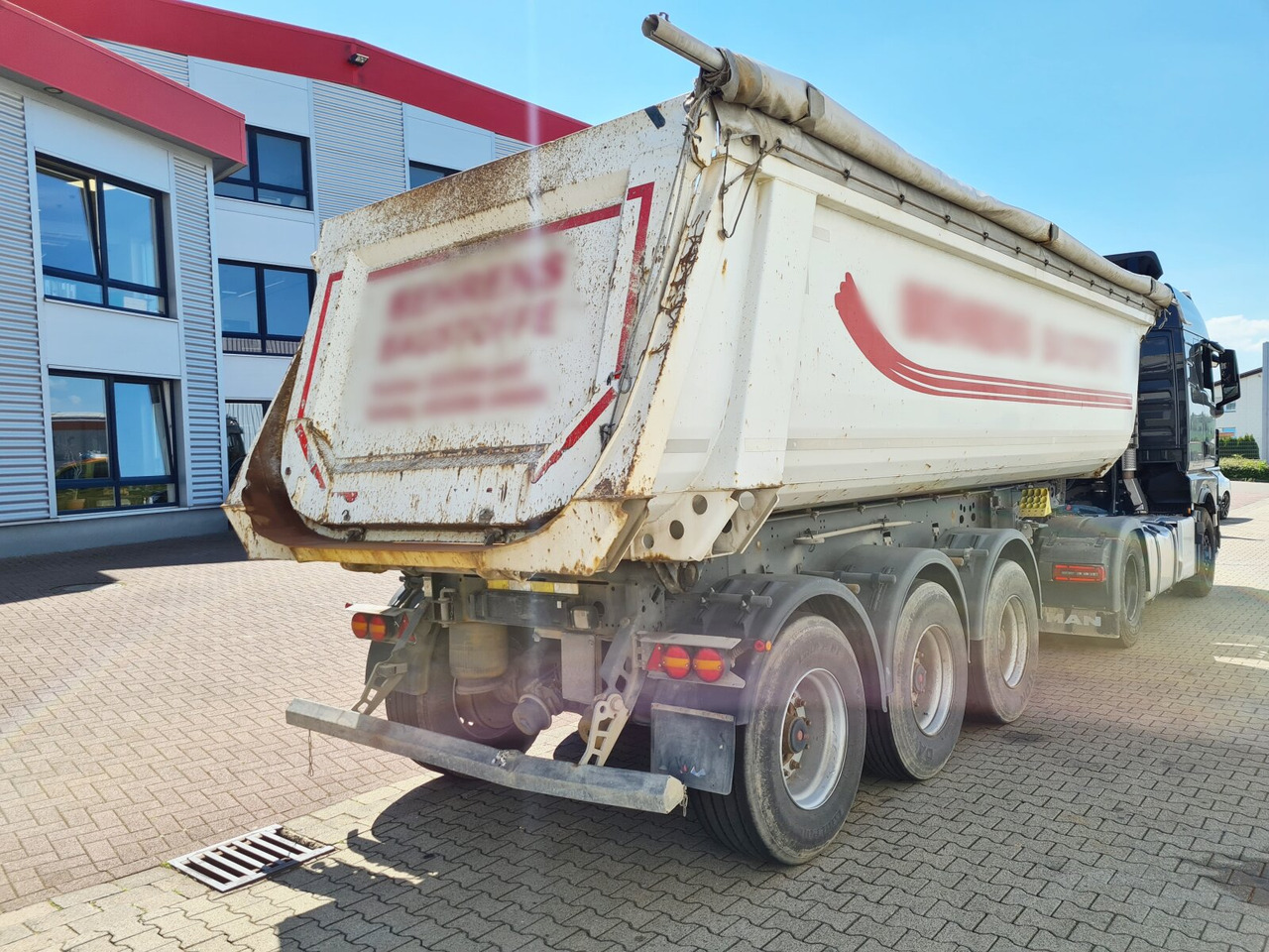نصف مقطورة Schmitz Cargobull SKI 24 SL 7.2 SKI 24 SL 7.2, Stahlmulde ca. 25m³, Liftachse: صور 6