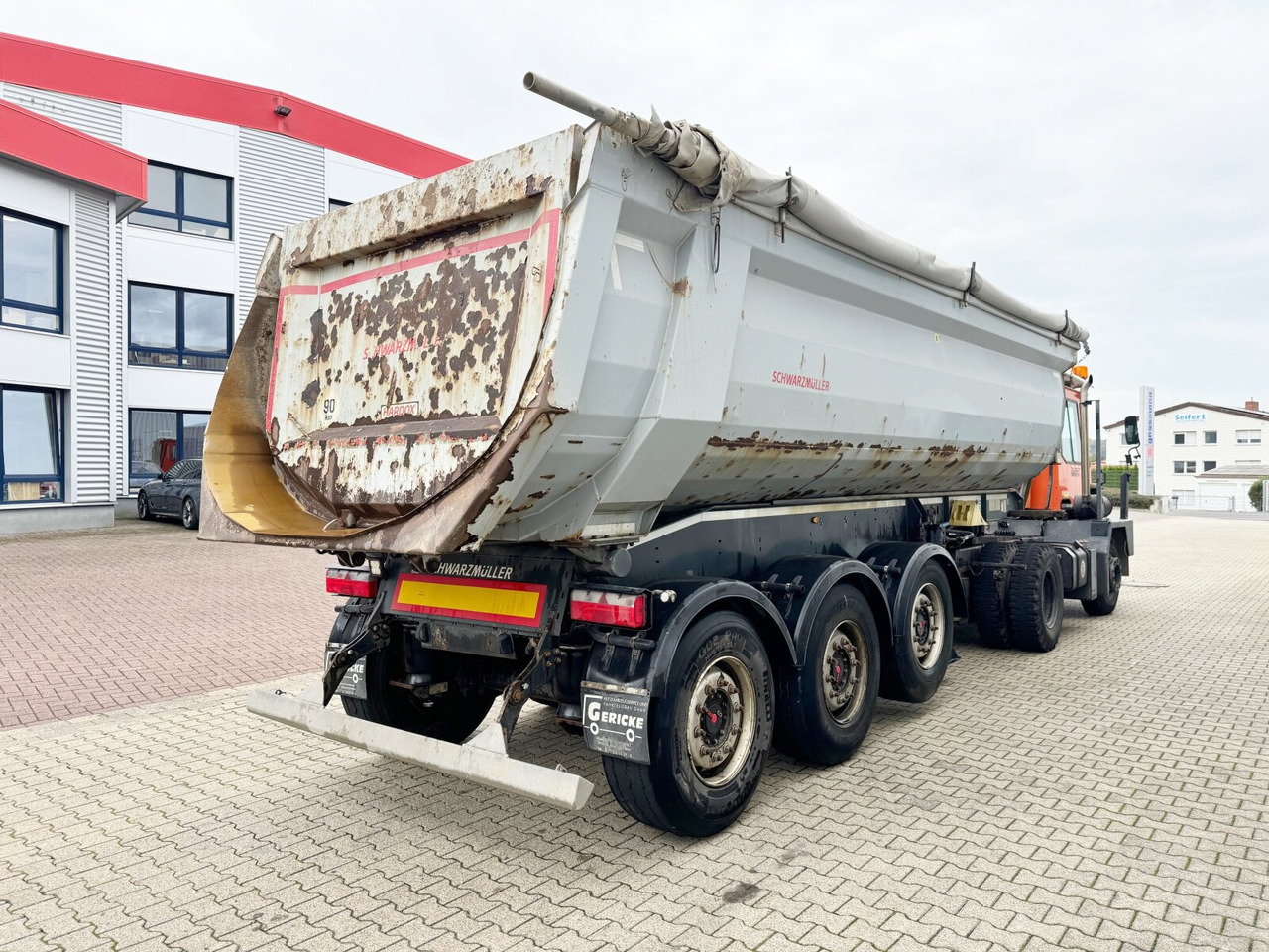 Schwarzmüller K-Serie Kippauflieger K-Serie Kippauflieger, Stahlmulde ca. 27m³, Liftachse - نصف مقطورة: صور 2 Schwarzmüller K-Serie Kippauflieger K-Serie Kippauflieger, Stahlmulde ca. 27m³, Liftachse - نصف مقطورة: صور 2